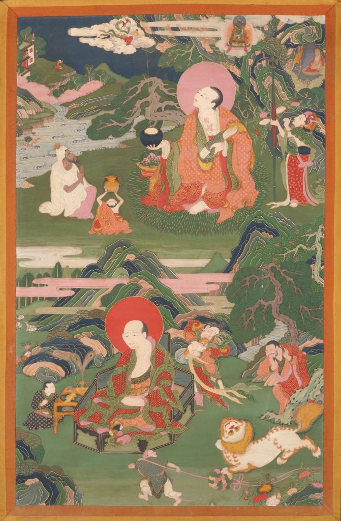 图片[1]-Bindulabara and Thangka, the Buddhist monk of Bantoga-China Archive